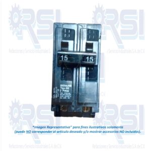 INTERRUPTOR SIEMENS D215EE, 2P 15A